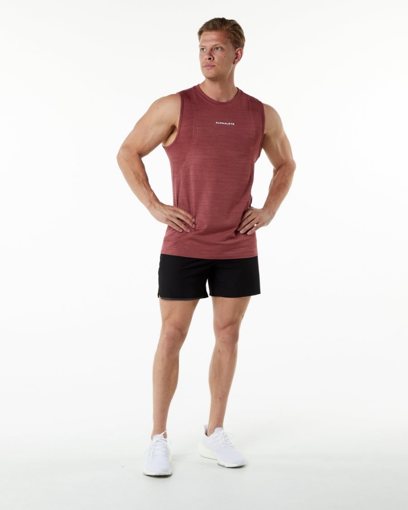 Alphalete Ozone Tank Singlet Herre Gingerbread | KZSWEF-920