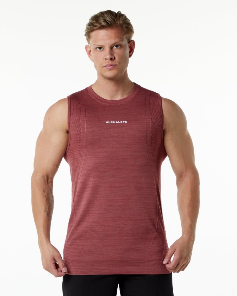 Alphalete Ozone Tank Singlet Herre Gingerbread | KZSWEF-920