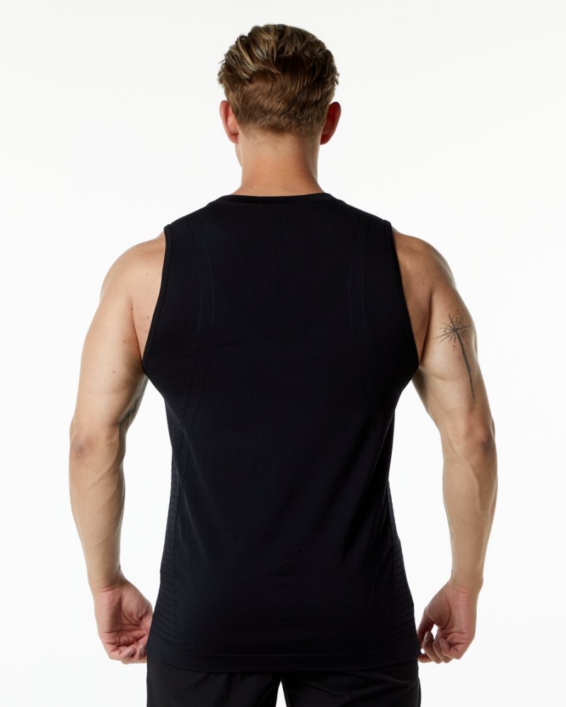 Alphalete Ozone Tank Singlet Herre Svarte | AXFUYQ-408