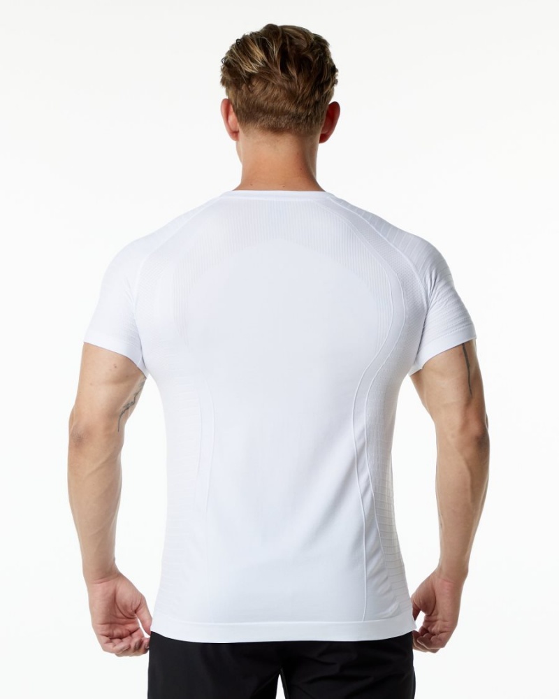 Alphalete Ozone Tee Skjorte Herre Hvite | LQBXNP-183