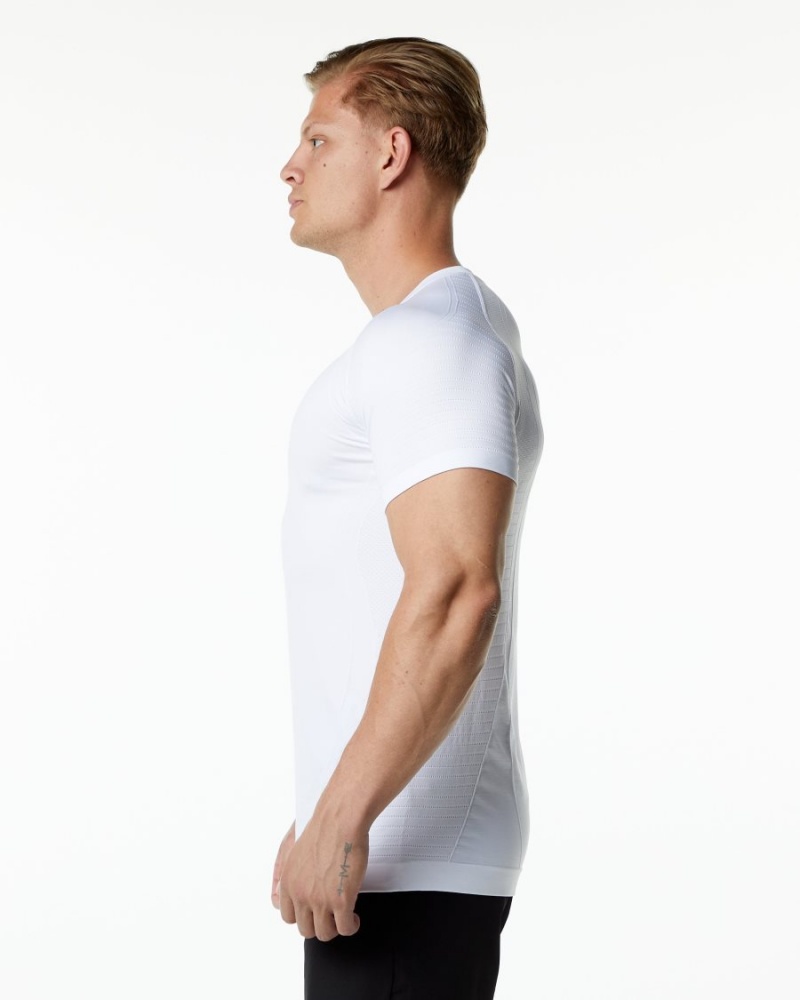 Alphalete Ozone Tee Skjorte Herre Hvite | LQBXNP-183