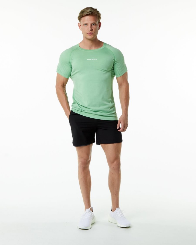 Alphalete Ozone Tee Skjorte Herre Pistachio | FDWQEA-823