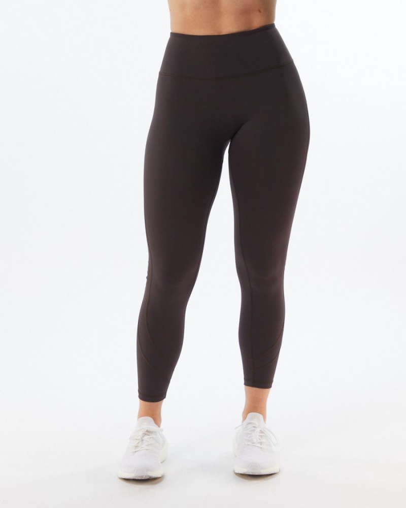 Alphalete Pulse Surge Legging Leggings Dame Grå | NFTJYP-132