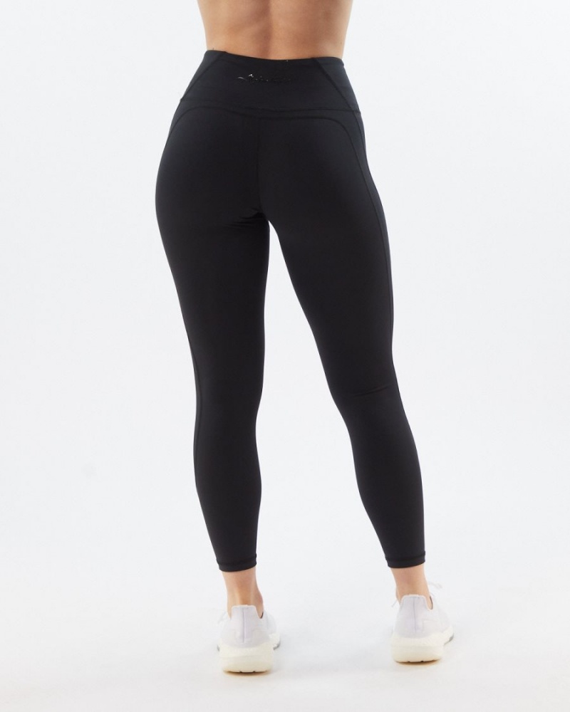 Alphalete Pulse Surge Legging Leggings Dame Blackout | NLIZYV-901