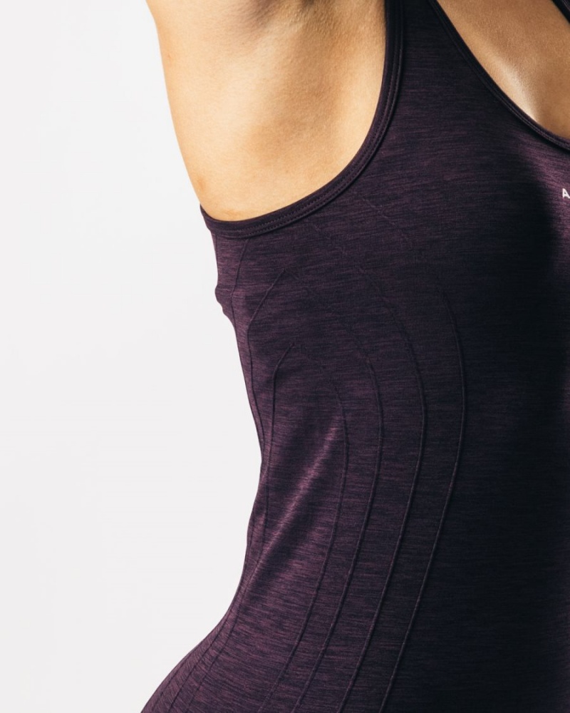 Alphalete Seamless Tank Tank Top Dame Twilight | ZQHOMB-931