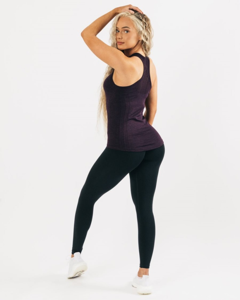 Alphalete Seamless Tank Tank Top Dame Twilight | ZQHOMB-931