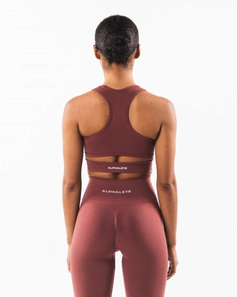 Alphalete Stratus Bra Sports BH Dame Autumn | XDJVPW-194