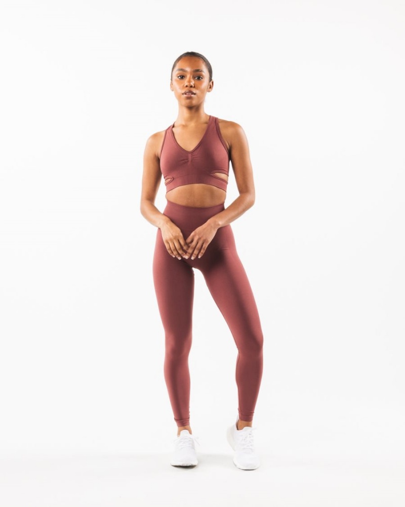 Alphalete Stratus Bra Sports BH Dame Autumn | XDJVPW-194