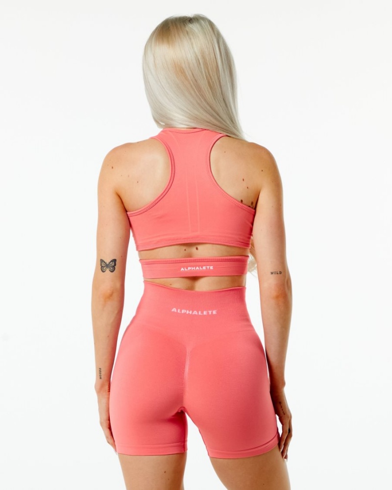 Alphalete Stratus Bra Sports BH Dame Rosa | INLQKB-152