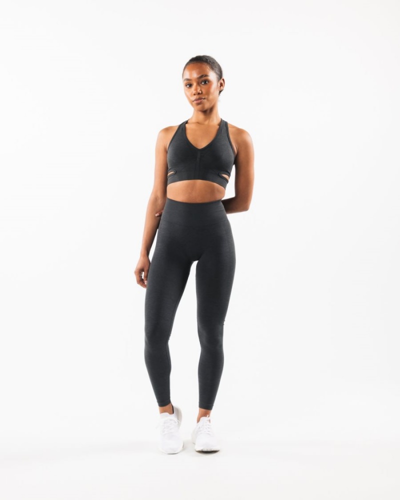 Alphalete Stratus Bra Sports BH Dame Shadow | EVHKTI-283