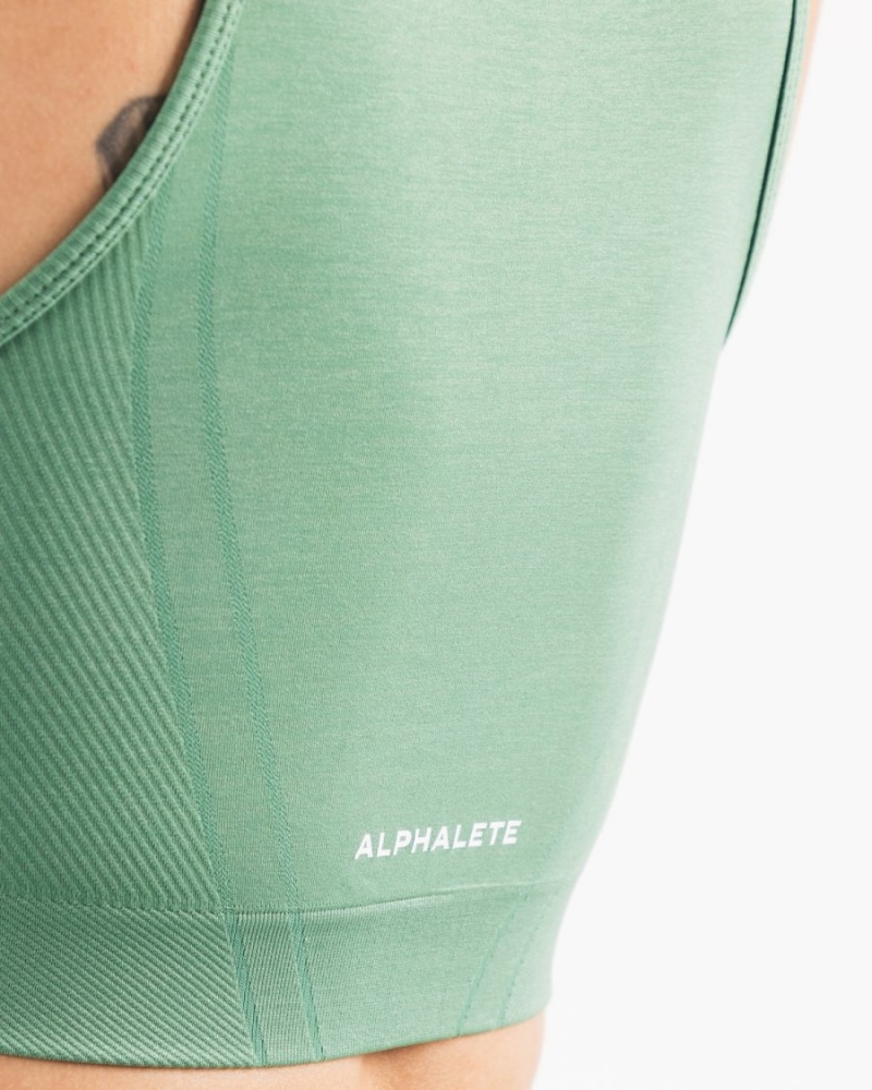 Alphalete Stratus Crop Tank Tank Top Dame Jade | FGUJBL-370