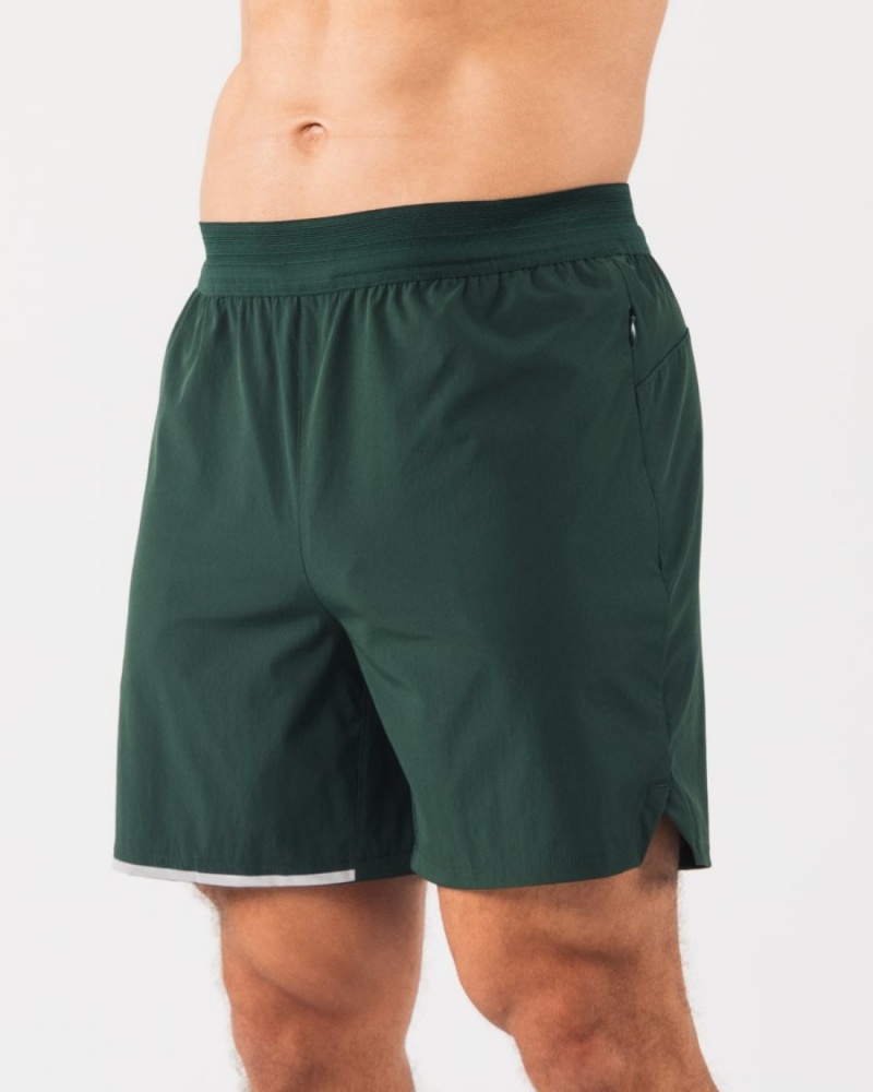 Alphalete Studio Kort 6" Shorts Herre Evergreen | JMUZOP-182