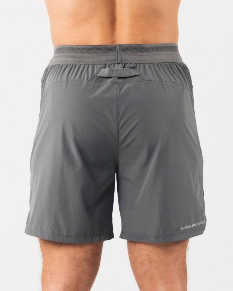 Alphalete Studio Kort 6" Shorts Herre Smoke | EZPJFS-409