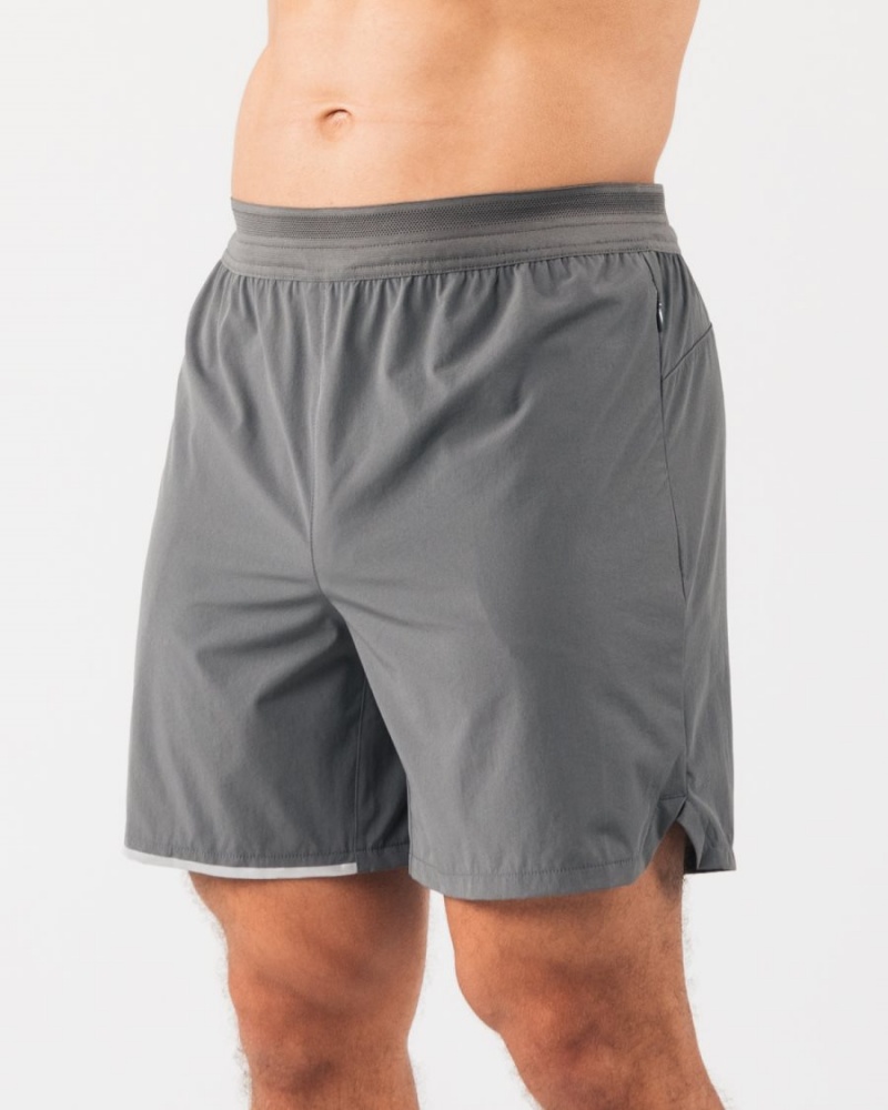 Alphalete Studio Kort 6" Shorts Herre Smoke | EZPJFS-409