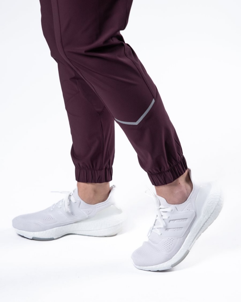 Alphalete Studio Pant Joggebukser Dame Burgunder | NUXOQR-706