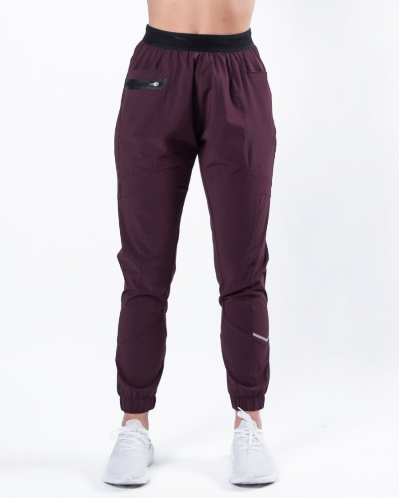 Alphalete Studio Pant Joggebukser Dame Burgunder | NUXOQR-706