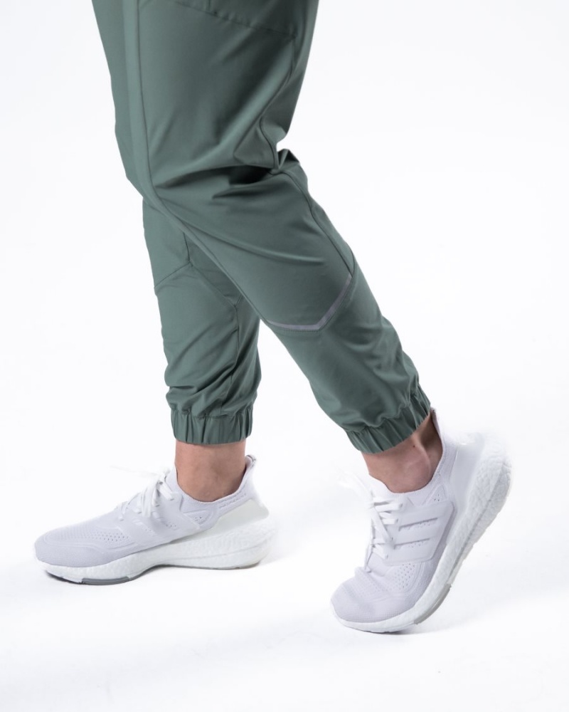 Alphalete Studio Pant Joggebukser Dame Grønn | SFGDEQ-713