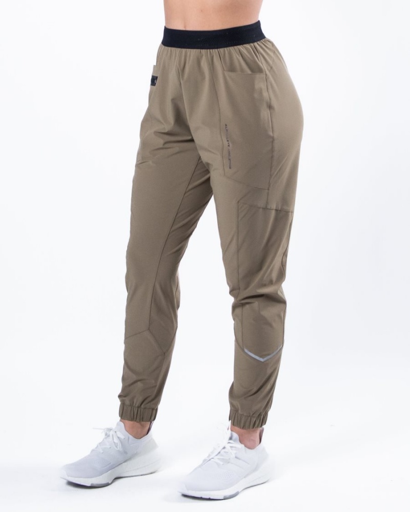 Alphalete Studio Pant Joggebukser Dame Taupe | DIMZWX-982