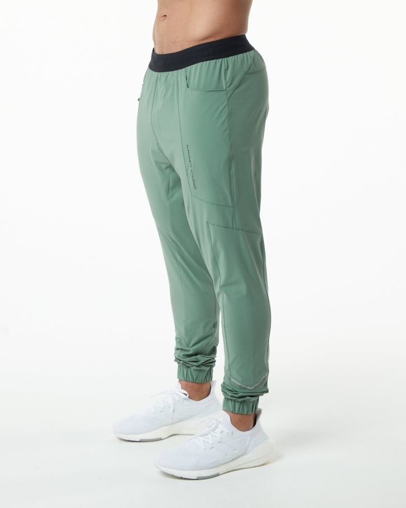 Alphalete Studio Pant Joggebukser Herre Grønn | CIBXJE-150