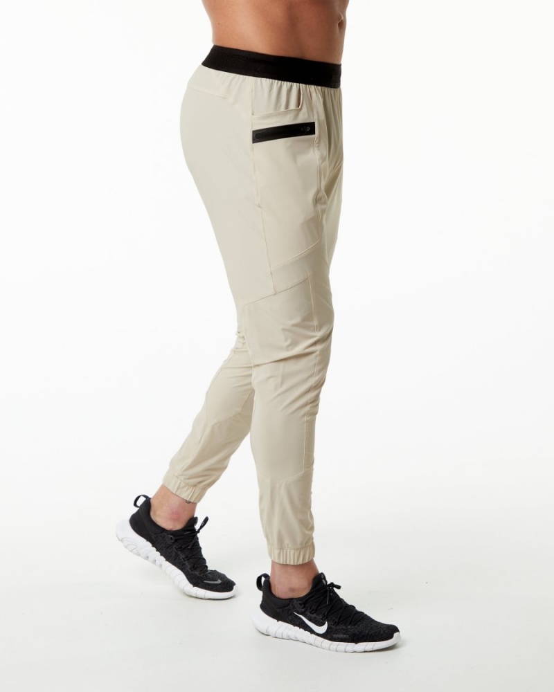 Alphalete Studio Pant Joggebukser Herre Vanilla | MQUHFL-963