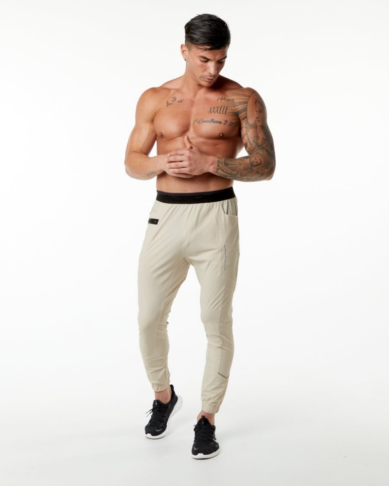 Alphalete Studio Pant Joggebukser Herre Vanilla | MQUHFL-963