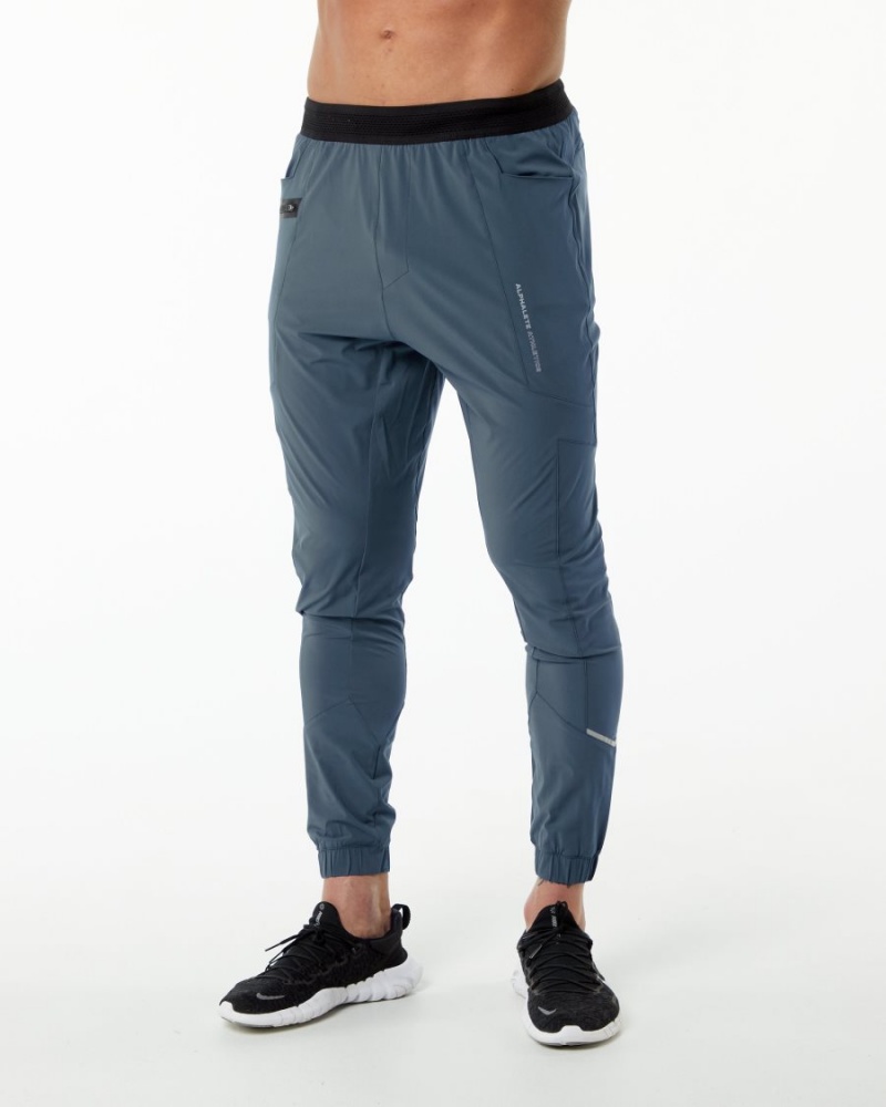 Alphalete Studio Pant Joggebukser Herre Blå | GXSFTQ-293