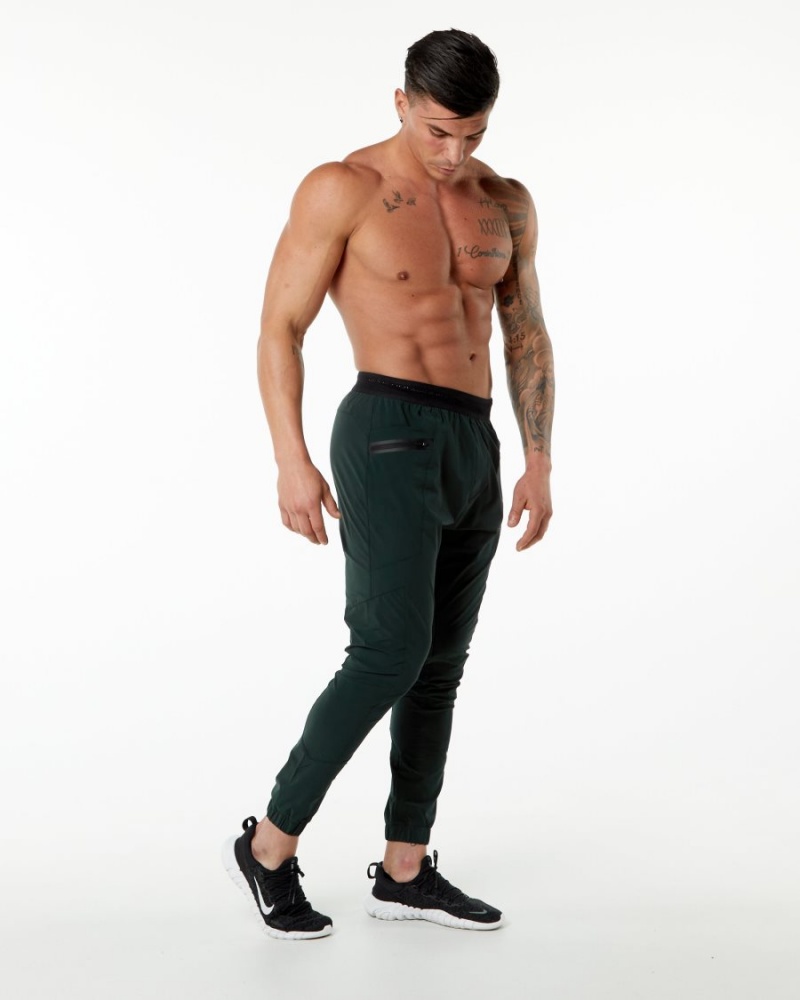 Alphalete Studio Pant Joggebukser Herre Grønn | XBQKOM-813