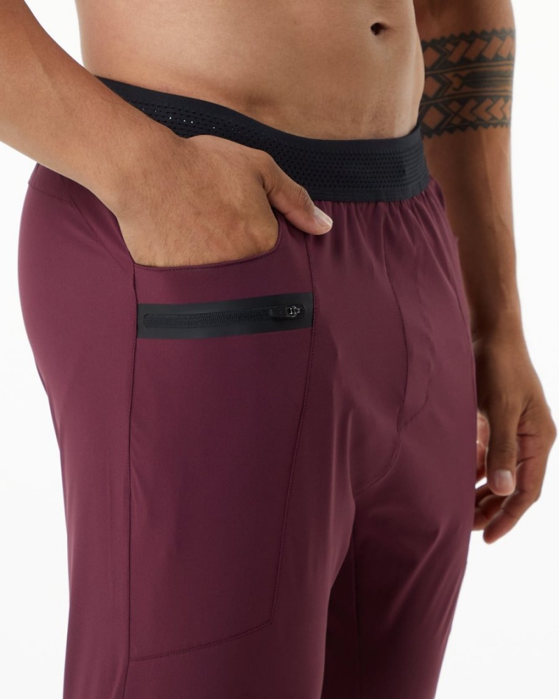 Alphalete Studio Pant Joggebukser Herre Burgunder | JIHBNT-693