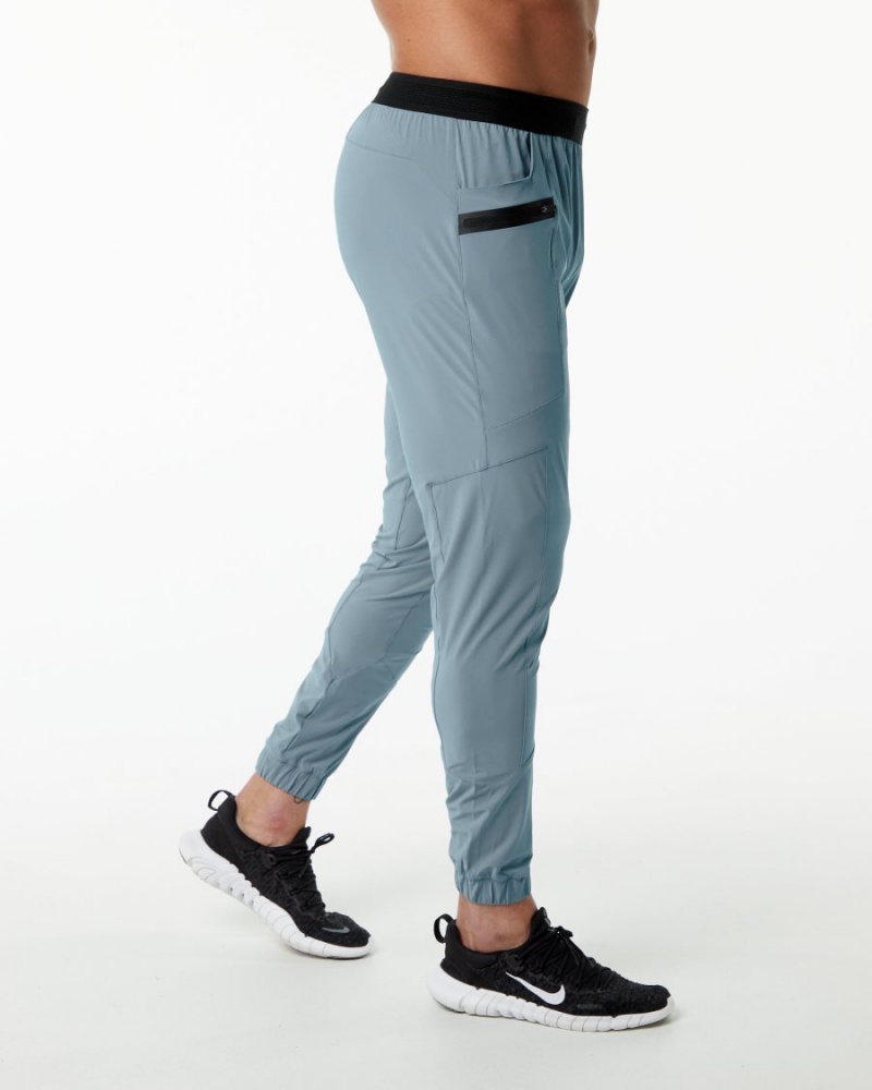 Alphalete Studio Pant Joggebukser Herre Blå | CWDMXO-816