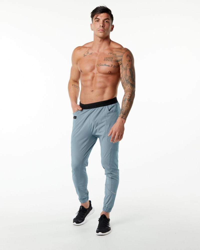 Alphalete Studio Pant Joggebukser Herre Blå | CWDMXO-816