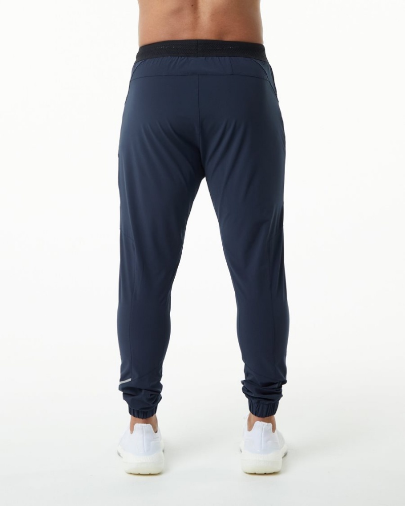 Alphalete Studio Pant Joggebukser Herre Marineblå | JXWKNG-740