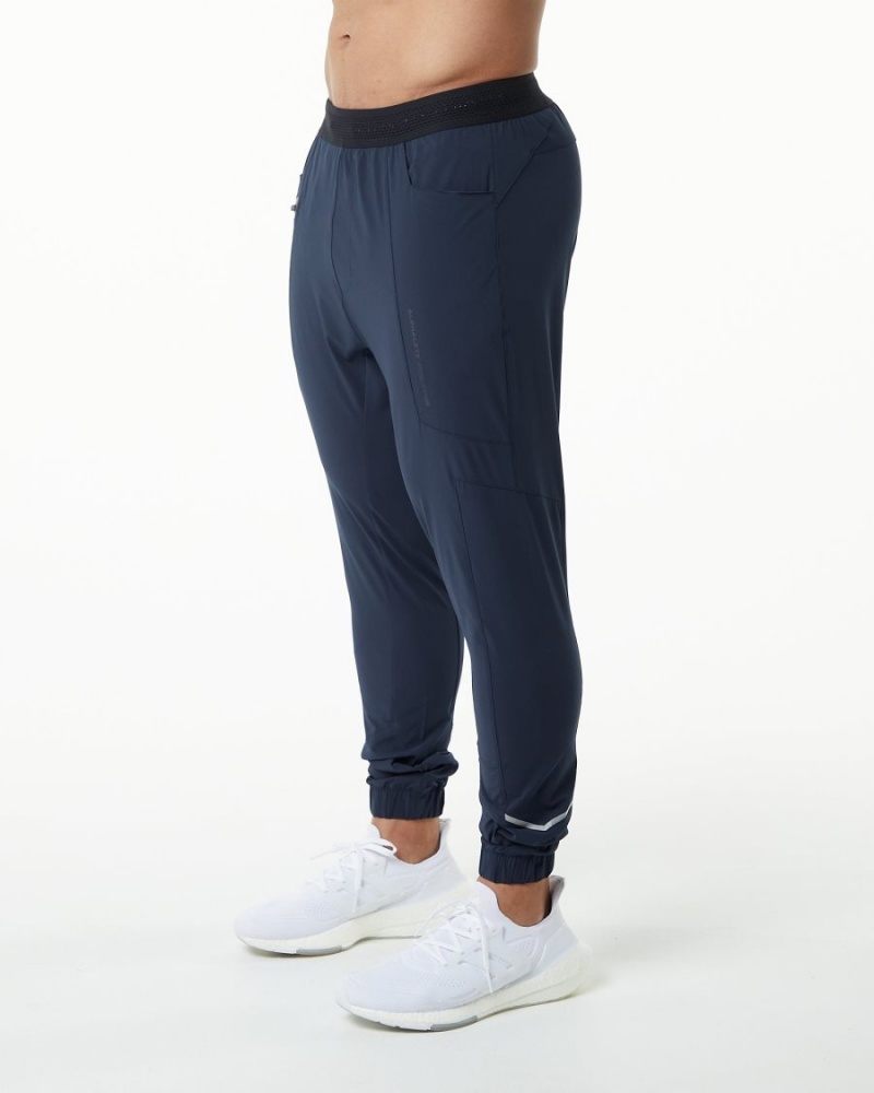 Alphalete Studio Pant Joggebukser Herre Marineblå | JXWKNG-740