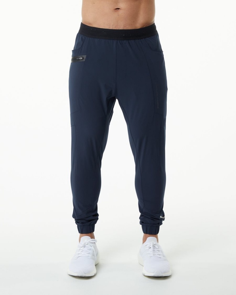 Alphalete Studio Pant Joggebukser Herre Marineblå | JXWKNG-740