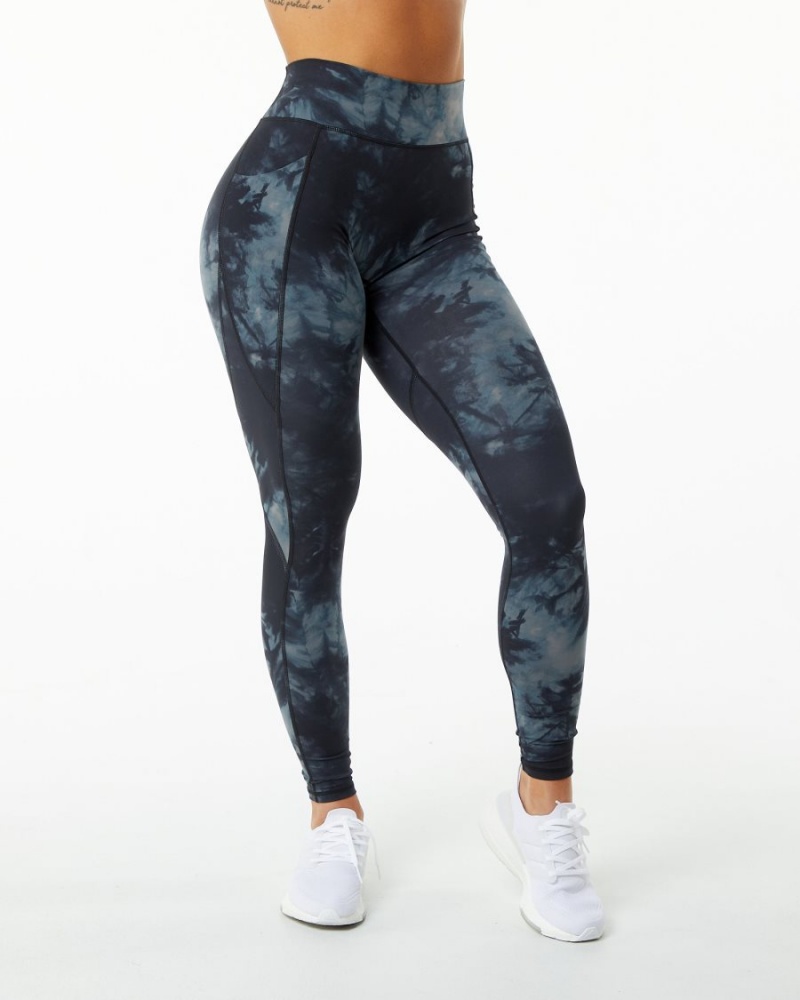 Alphalete Surface Pocket Legging 29" Leggings Dame Svarte | YOHSBJ-160