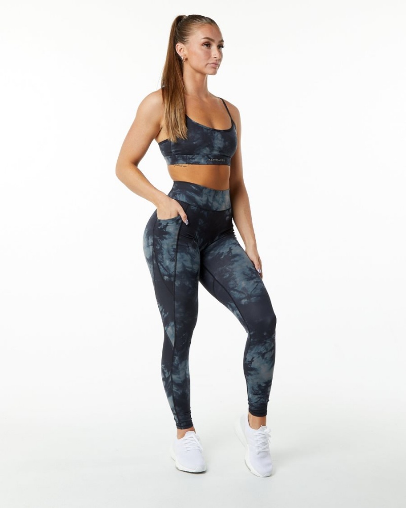 Alphalete Surface Pocket Legging 29" Leggings Dame Svarte | YOHSBJ-160