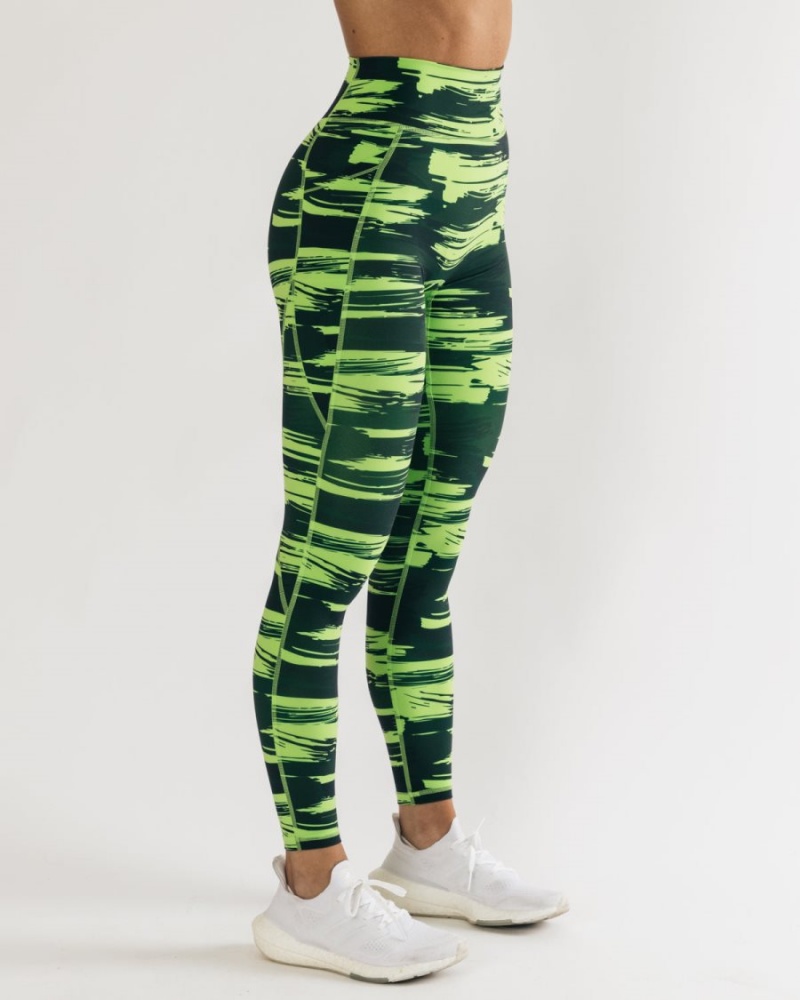 Alphalete Surface Pocket Legging Leggings Dame Camouflage | BOESLU-612