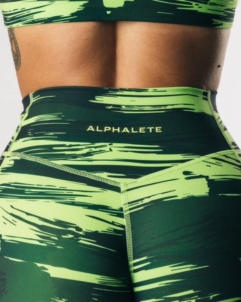 Alphalete Surface Pocket Legging Leggings Dame Camouflage | BOESLU-612