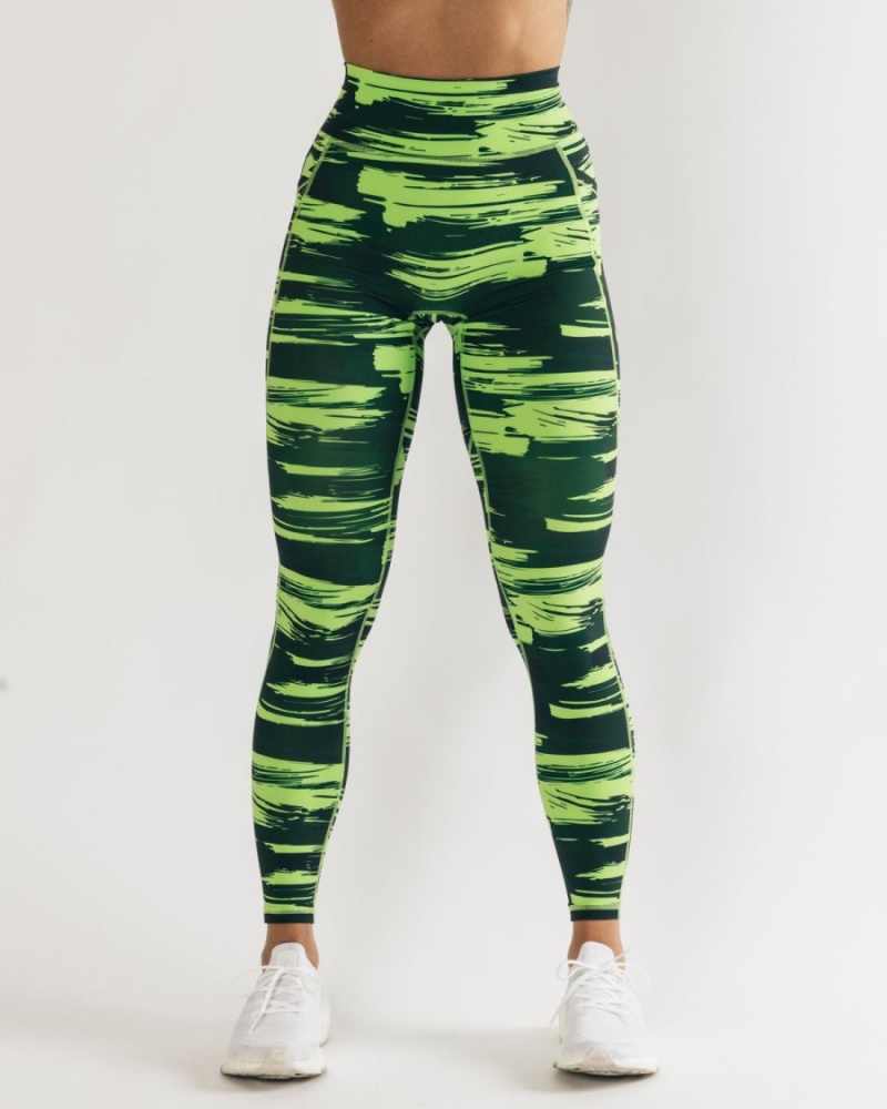 Alphalete Surface Pocket Legging Leggings Dame Camouflage | BOESLU-612