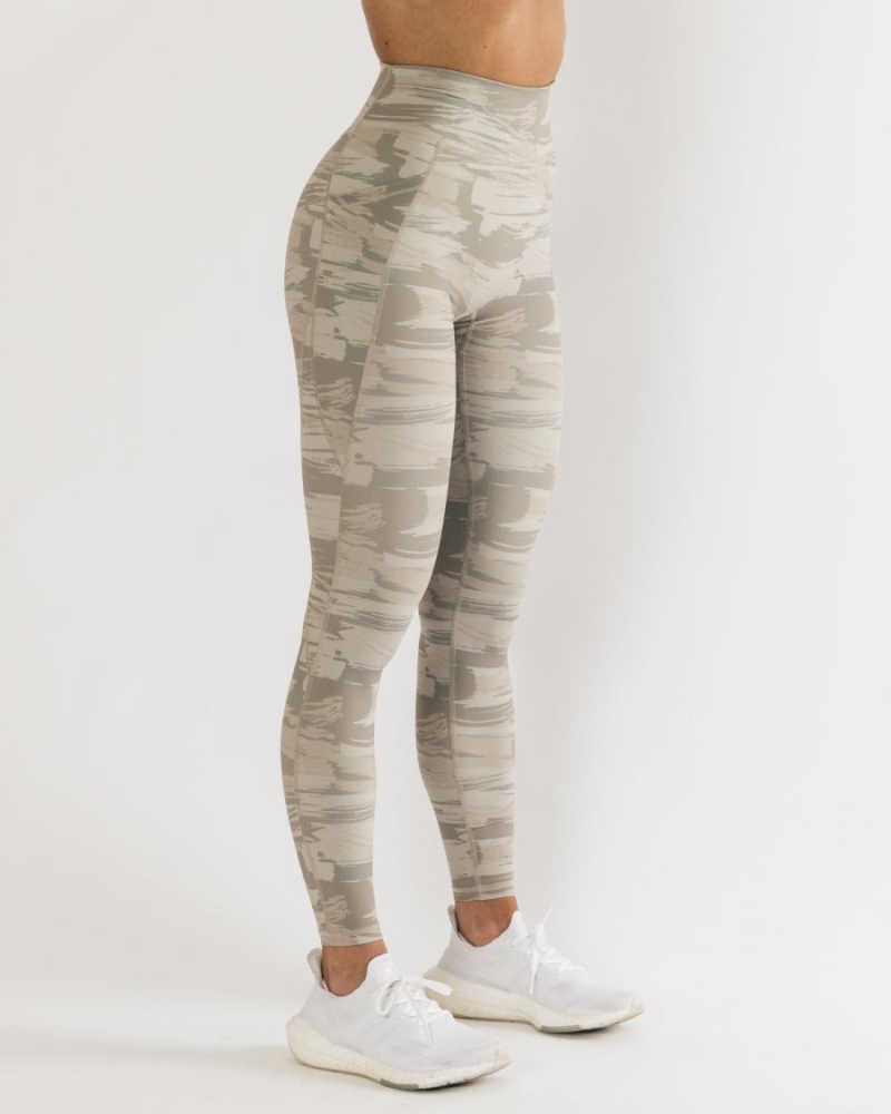 Alphalete Surface Pocket Legging Leggings Dame Camouflage | PROFEZ-012