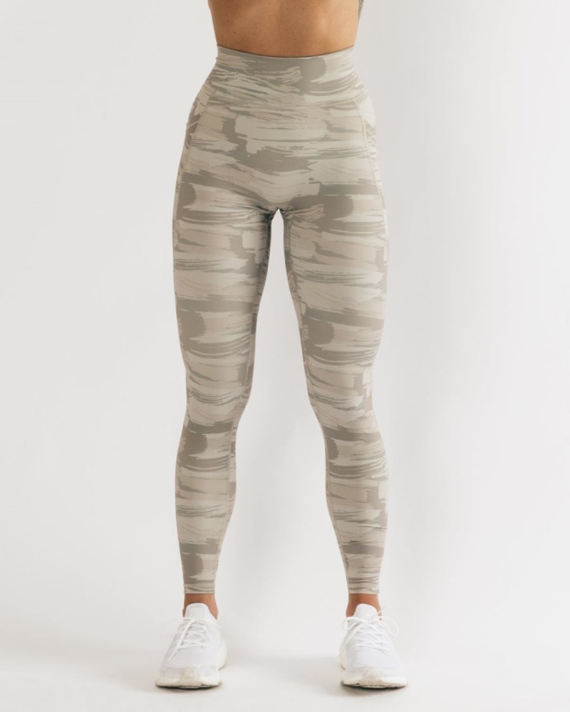 Alphalete Surface Pocket Legging Leggings Dame Camouflage | PROFEZ-012