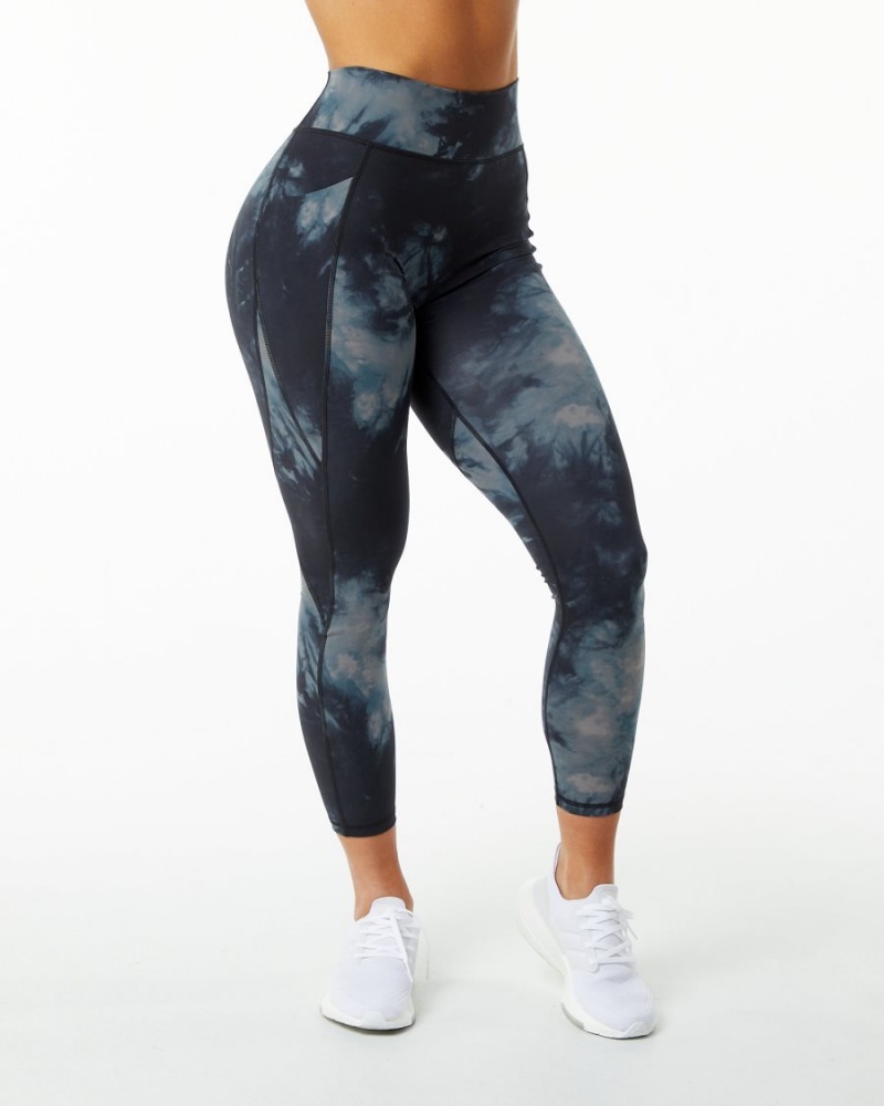 Alphalete Surface Pocket Legging Leggings Dame Svarte | REDVIC-325