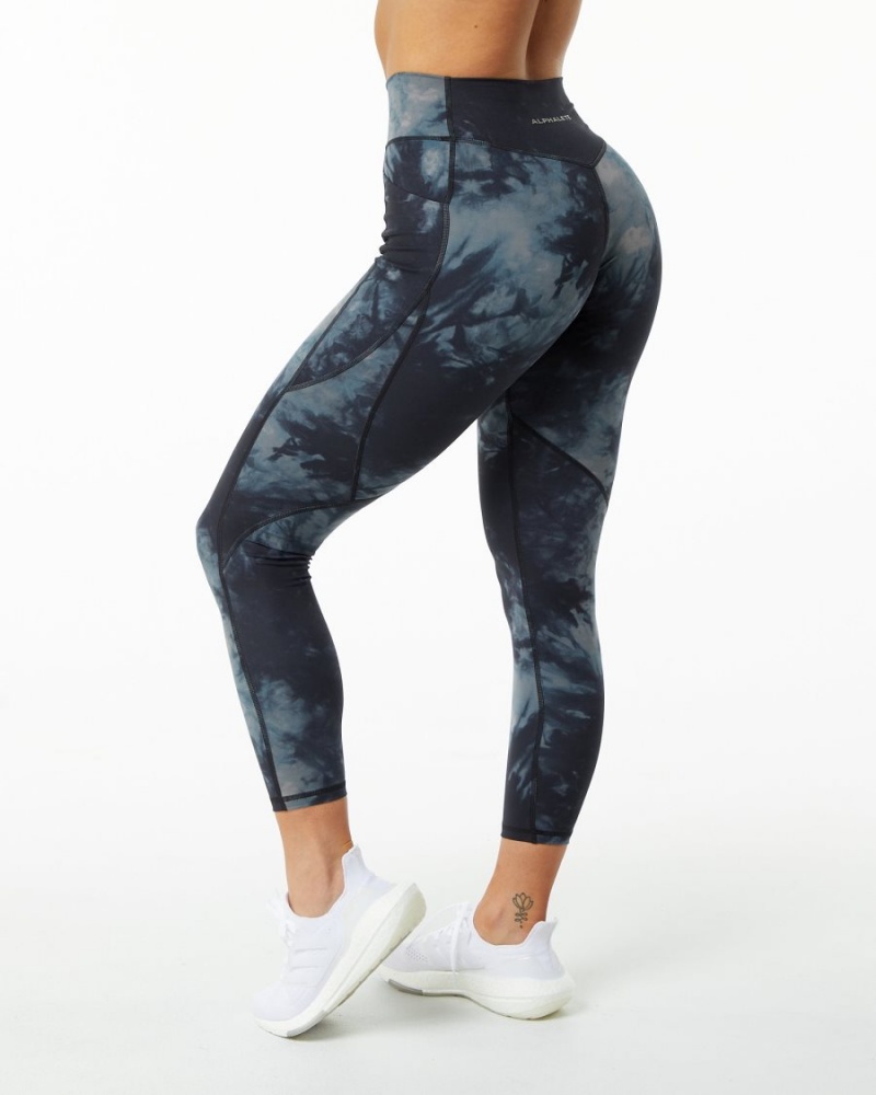 Alphalete Surface Pocket Legging Leggings Dame Svarte | REDVIC-325