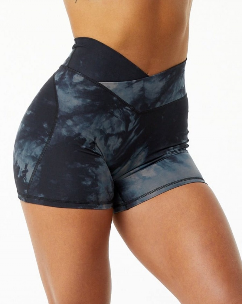 Alphalete Surface Power Kort 5" Shorts Dame Svarte | AICELX-042