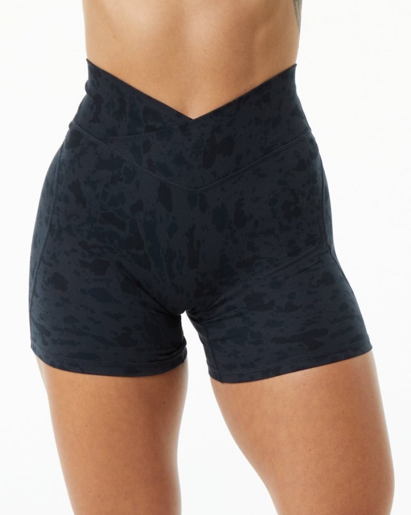 Alphalete Surface Power Kort 5" Shorts Dame Svarte | OSZWDP-592