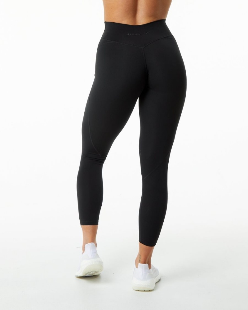 Alphalete Surface Power Legging Leggings Dame Svarte | WSYIZV-237