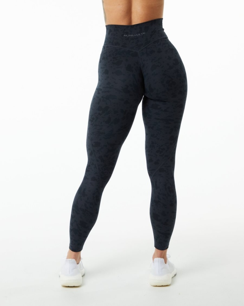 Alphalete Surface Power Legging Leggings Dame Svarte | VLYHDN-978