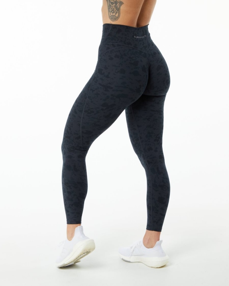 Alphalete Surface Power Legging Leggings Dame Svarte | VLYHDN-978