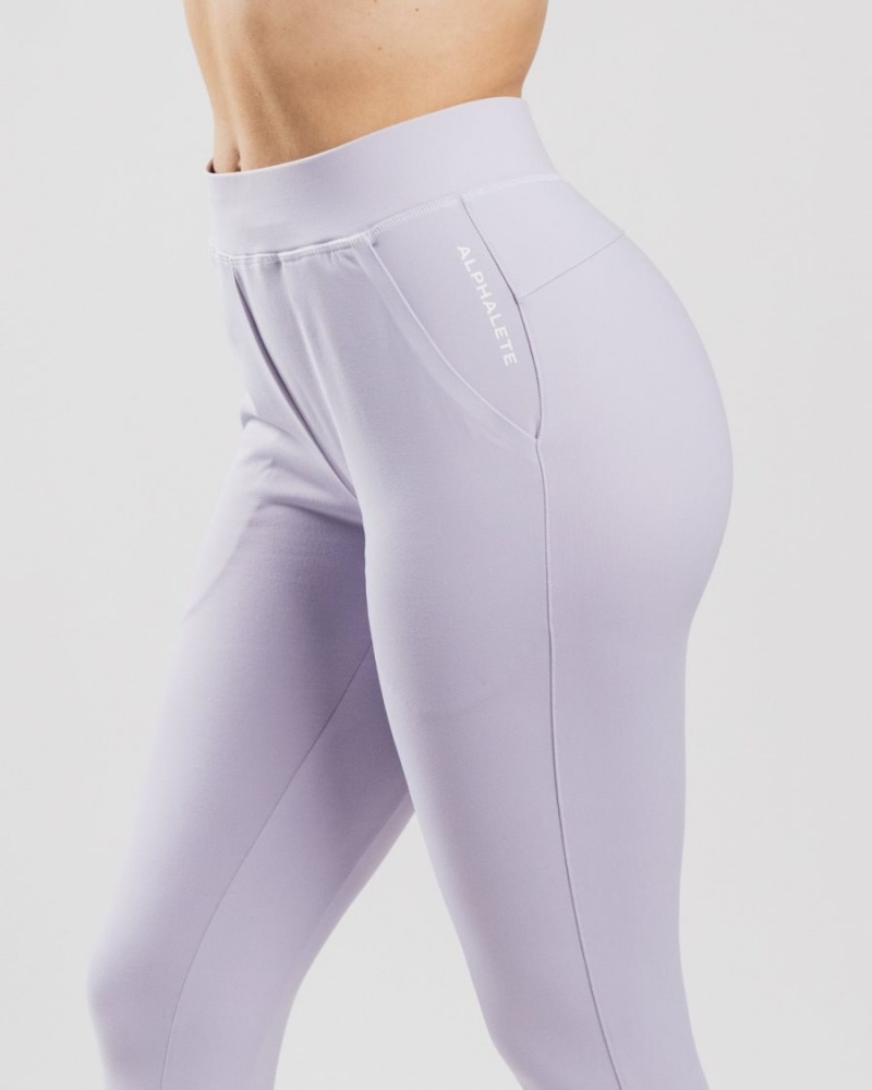 Alphalete Trace Jogger Joggebukser Dame Lilac Haze | BMHTGN-816