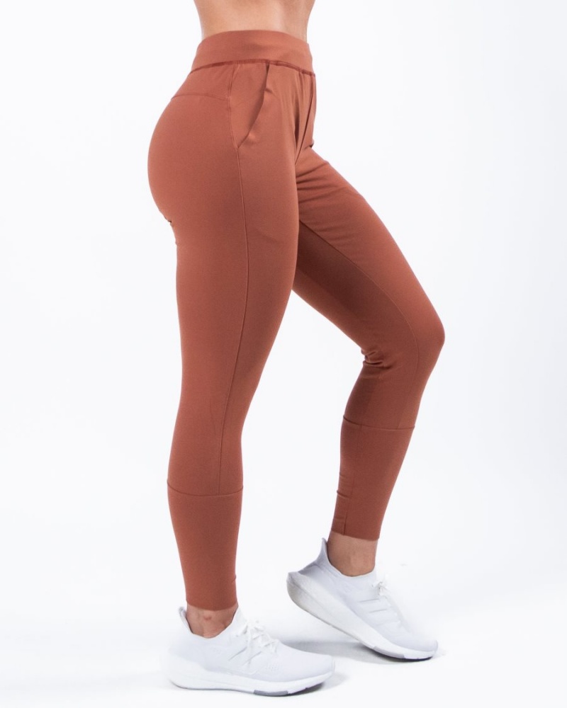 Alphalete Trace Jogger Joggebukser Dame Bronze | MDCTKY-647