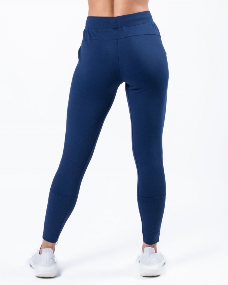 Alphalete Trace Jogger Joggebukser Dame Blå | BWRANQ-465